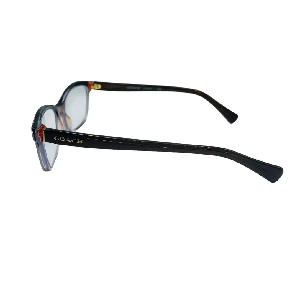 Coach Eyeglasses HC 6089 5401 Purple Brown Gradient/Brown Frame 51[]16 135